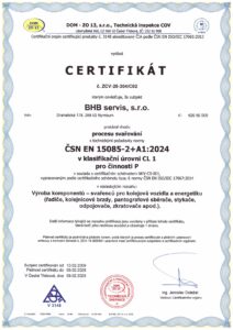 ČSN EN 15085-2+A1:2024